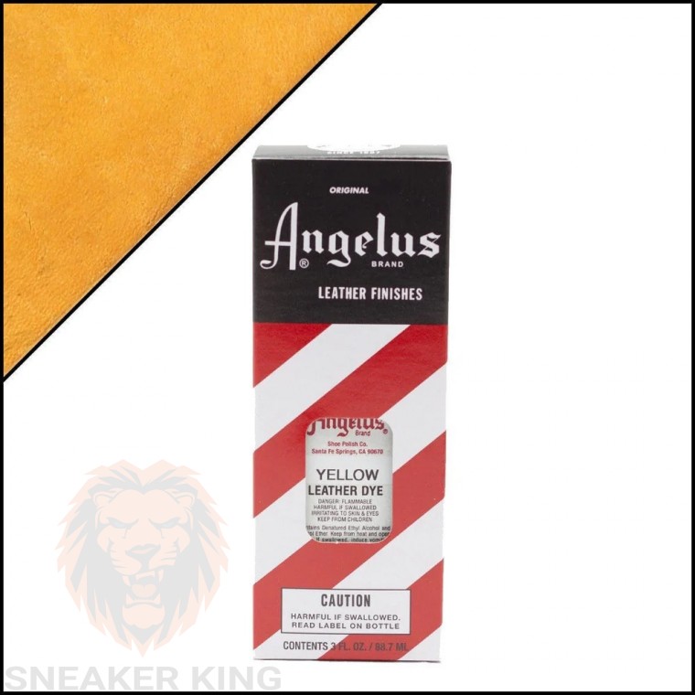 Барвник для шкіри Angelus leather dye Yellow (жовтий) made in USA